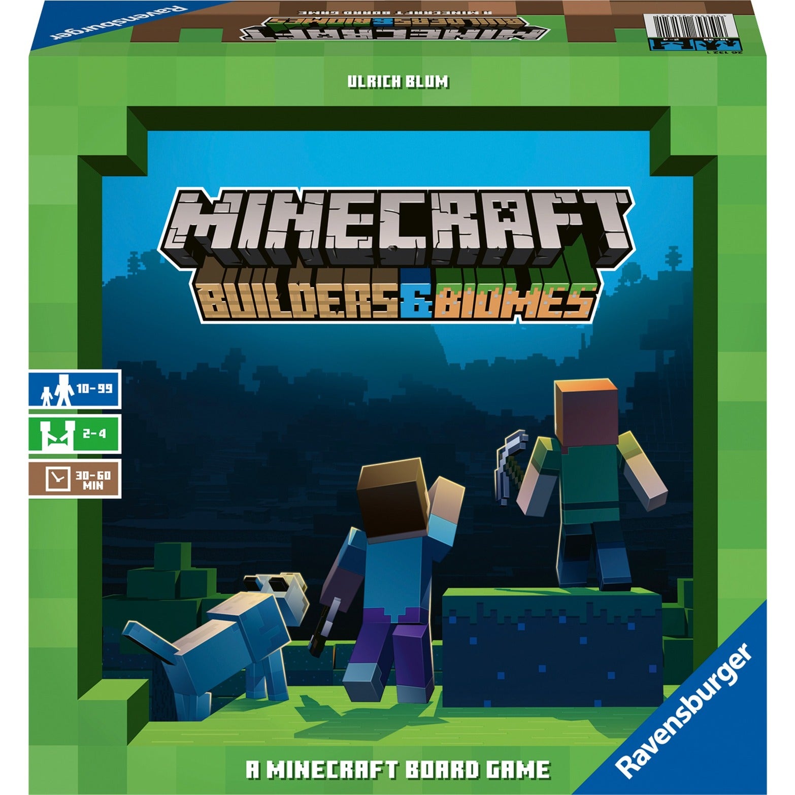 Ravensburger minecraft builders biomes bordspel (meertalig, 2 - 4 spelers, 30 - 60 minuten, vanaf 10 jaar)
