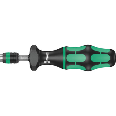 Wera serie 7400 kraftform instelbare momentschroevendraaier draaimomentsleutel (zwart groen, 1.2 tot 3.0 nm, met rapidaptor snelwisselhouder)