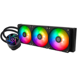 Silverstone novapeak 360 argb waterkoeling (zwart, 4 pin pwm) - afbeelding 1