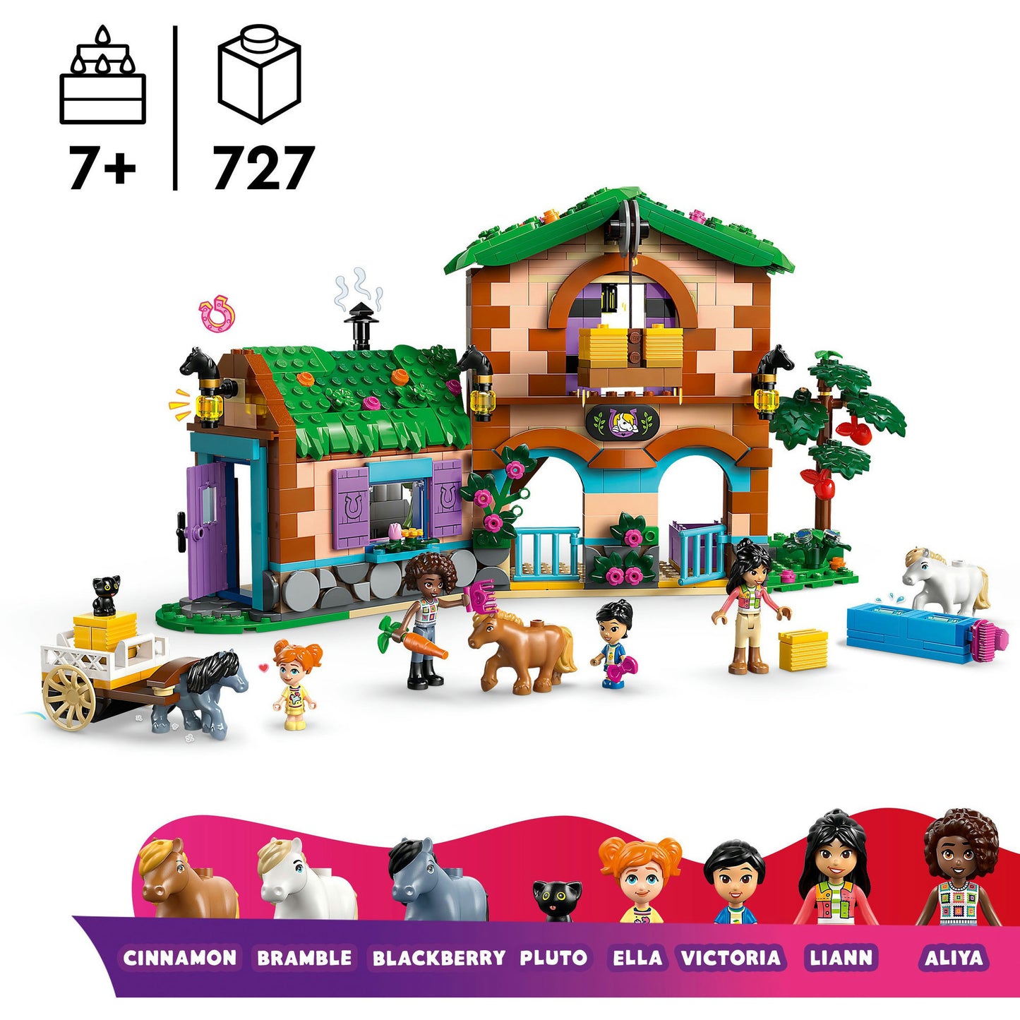 Lego friends - ponyboerderij en stal constructiespeelgoed (42654)