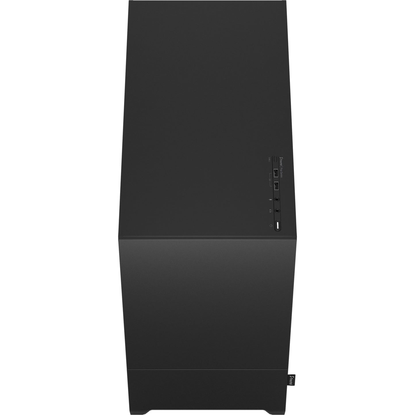 Fractal design pop mini silent black solid midi tower behuizing (zwart | 2x usb-a)