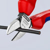 Knipex zijsnijtang 70 02 140 kniptang (rood blauw)