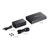 Tp-link omada es208gp 8-poort gigabit easy managed switch (zwart, 8x poe+)