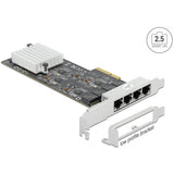 Delock pci express x4 naar 4 x rj45 2,5 gbe netwerkadapter - afbeelding 4