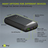 Goobay quick charge powerbank 20.000 mah - 74 wh (zwart, usb-c pd, qc 3.0)