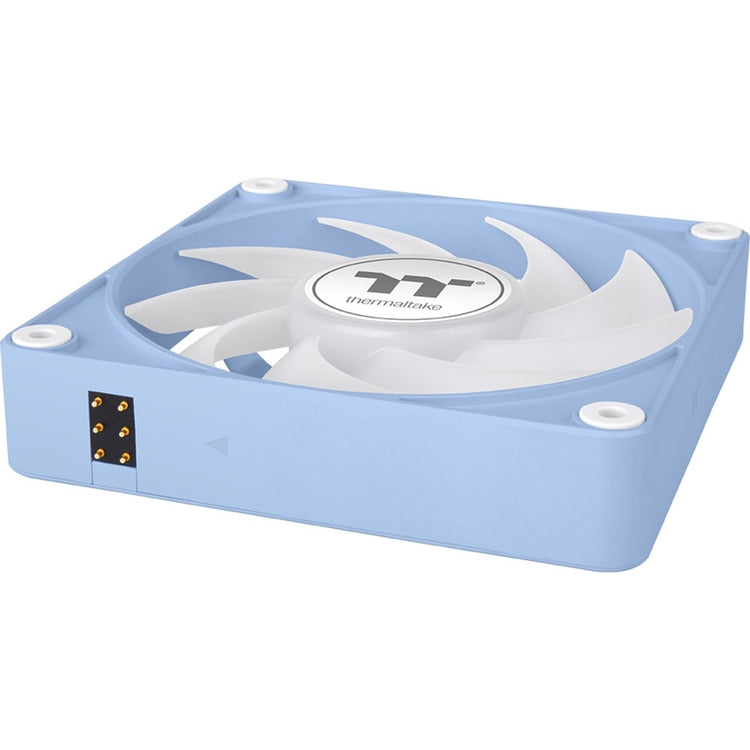 Thermaltake ct120 ex argb sync pc cooling fan hydrangea blue (3-fan pack) case fans (lichtblauw, 3 stuks, 120 x 120 x 25 mm, pwm)