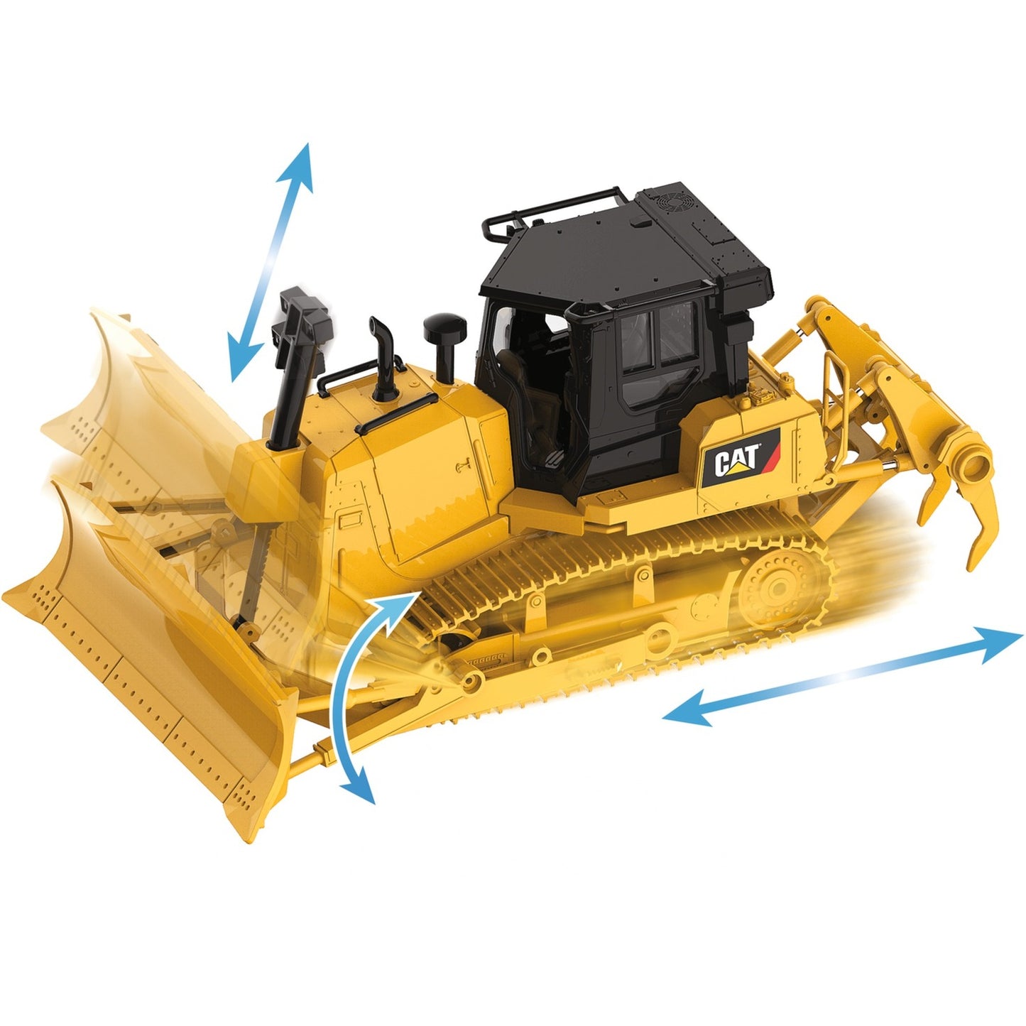 Carrera 1:24 rc cat d7e bulldozer