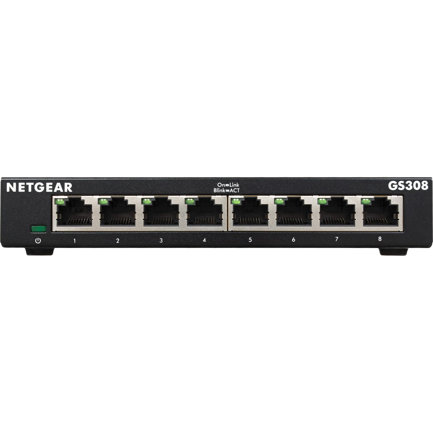 Netgear gs308 switch (zwart)
