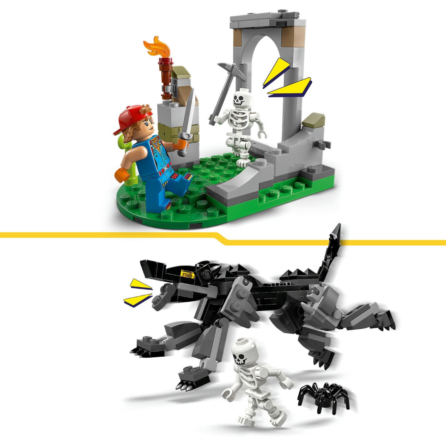Lego ® fortnite® peely en sparkplugs kamp - 77075