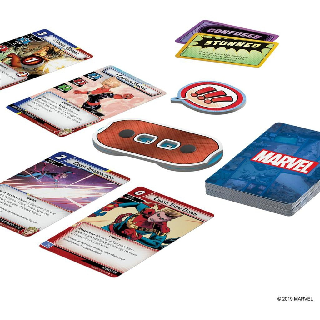 Asmodee marvel champions: the card game kaartspel (engels, 1 - 4 spelers, 45 - 90 minuten, vanaf 14 jaar)