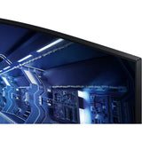 Samsung odyssey g5 34 curved ultrawide gaming monitor (zwart, 1x displayport, 1x hdmi, 165 hz)