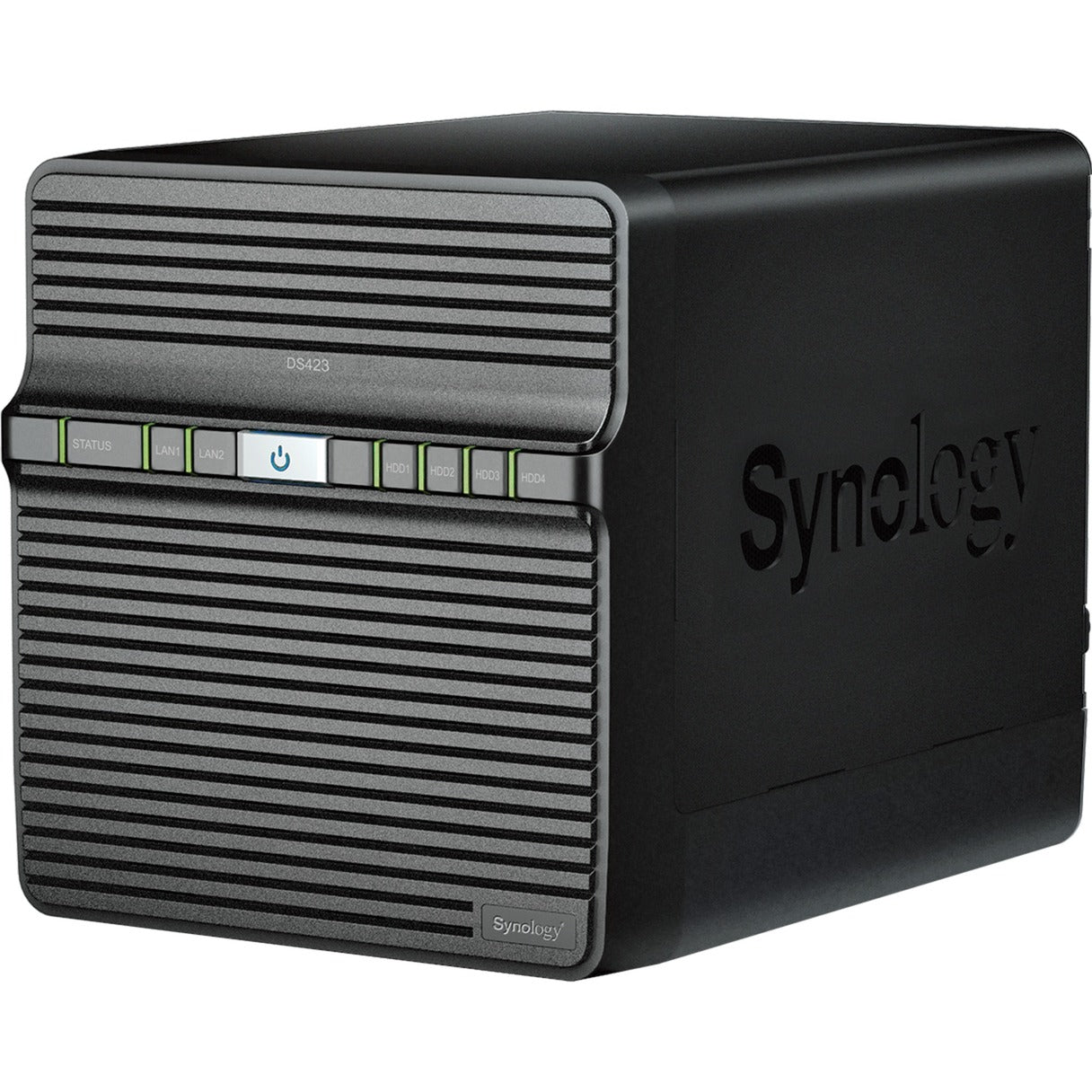Synology diskstation ds423 nas (zwart, 2x rj-45, 2x usb-a 3.2 (5 gbit s))