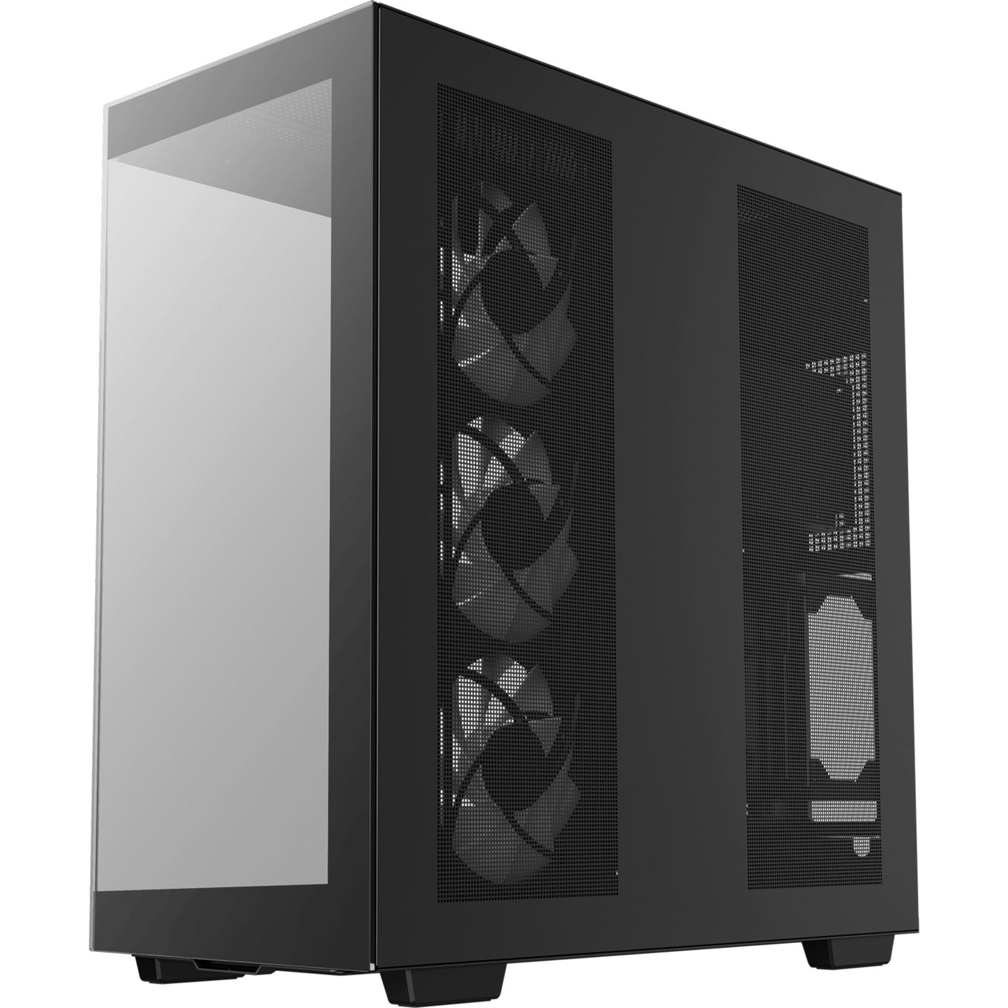 Deepcool ch780 midi tower behuizing (zwart | 4x usb-a | 1x usb-c | rgb | tempered glass)