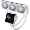 Asus rog strix lc iv 360 argb lcd waterkoeling (wit, 4-pin pwm)