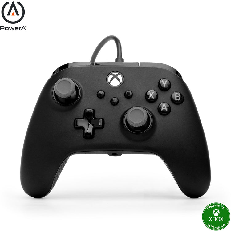 Powera advantage plus bedrade controller voor xbox series x|s (zwart, xbox series x|s, xbox one, pc)