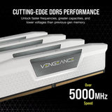 Corsair vengeance 32 gb ddr5-6000 (2x 16 gb) werkgeheugen (wit, cmk32gx5m2d6000z38w, xmp, expo) - afbeelding 4