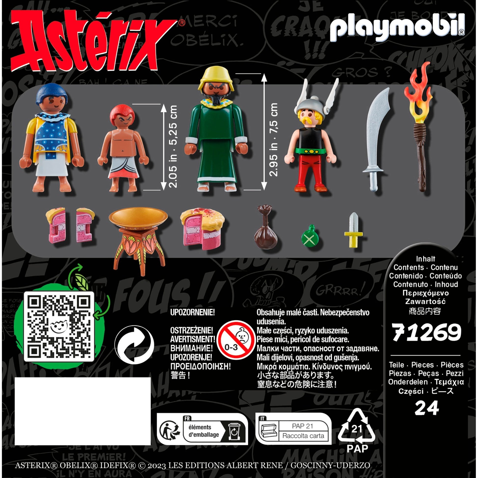 Playmobil astérix: de vergiftigde taart van plurkis - 71269
