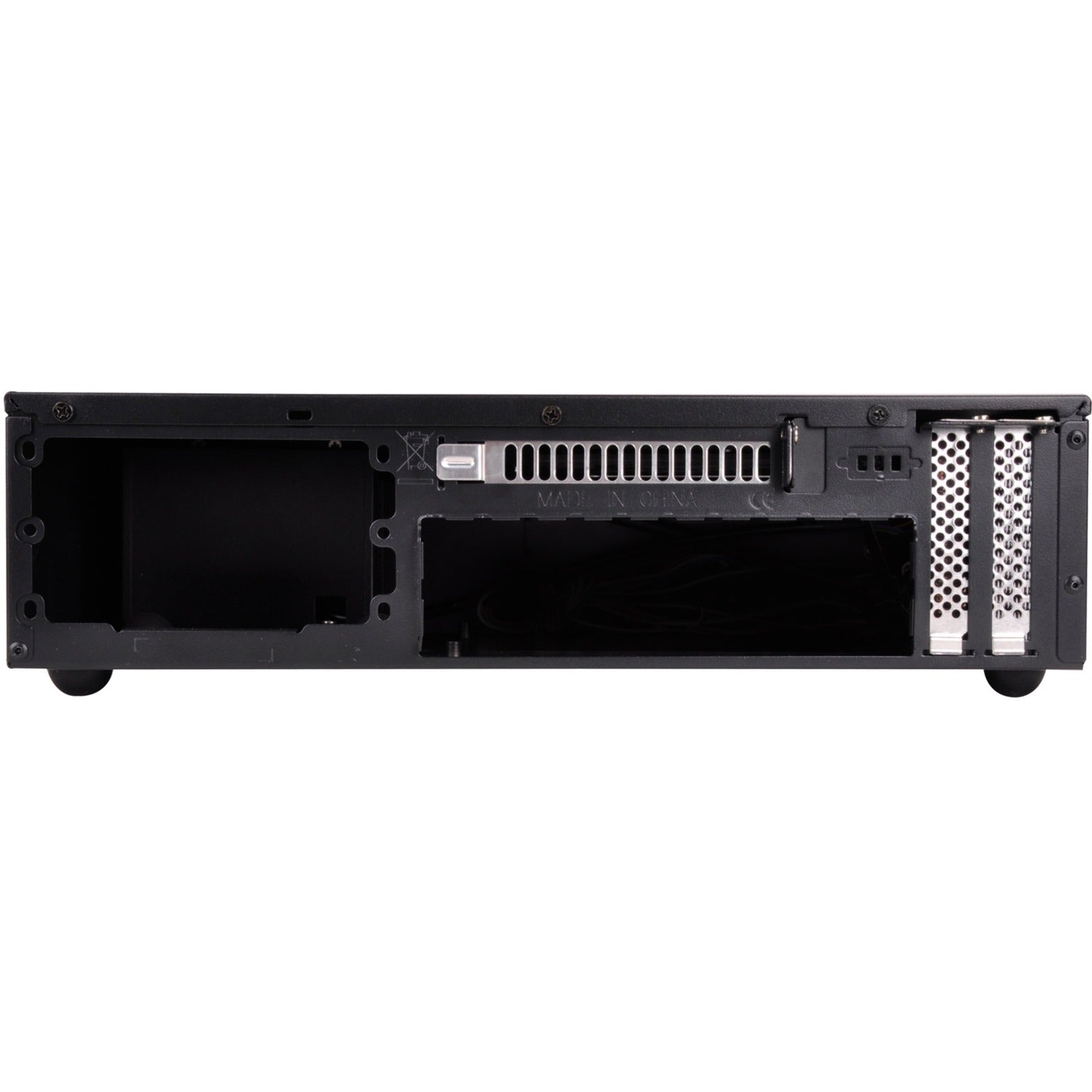 Silverstone sst-ml09b htpc behuizing (zwart | 2x usb-a)