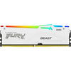 Kingston fury beast rgb 16 gb ddr5-5600 (1x 16 gb) werkgeheugen (wit, kf556c40bwa-16, xmp 3.0)