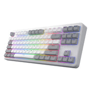 Hator rockfall 3 tkl wireless rgb mechanisch gaming toetsenbord (wit, us lay-out (qwerty), hator aurum orange, 80% (tkl), rgb, pbt keycaps, hotswap, 2.4 ghz bluetooth usb-c) - afbeelding 4