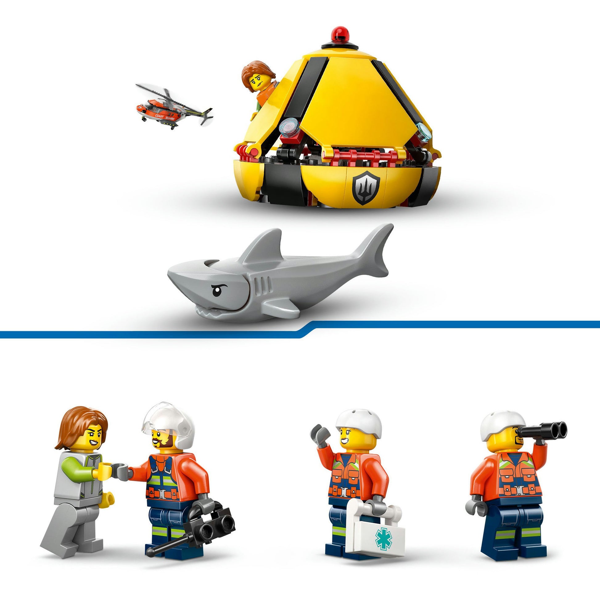 Lego city exploration - kustwacht helikopter - 60503