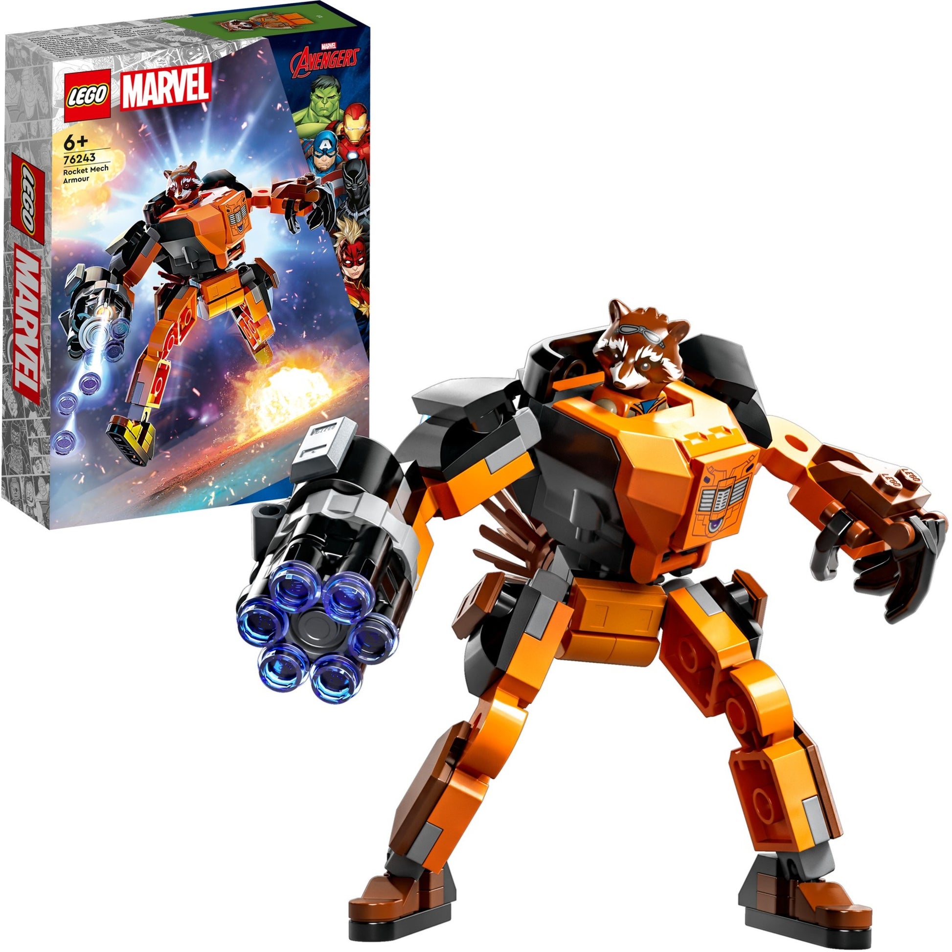 Lego marvel - rocket mechapantser constructiespeelgoed (76243)
