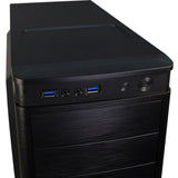 Inter-tech it- 5905 midi tower behuizing (zwart | 2x usb-a) - afbeelding 8