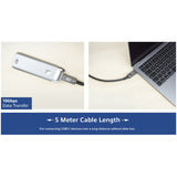 Act connectivity usb-c 3.2 gen2 active optical cable (aoc) aansluitkabel (grijs zwart, 5 meter) - afbeelding 5