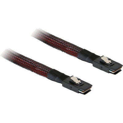 Delock mini sas sff-8087 naar mini sas sff-8087 kabel (rood zwart, 1 meter)