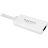 Delock vga (male) + usb-a (male) naar hdmi (female) adapter (wit, 0,25 meter)