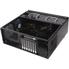 Silverstone sst-gd07b-c htpc behuizing (zwart | 1x usb-a | 1x usb-c)