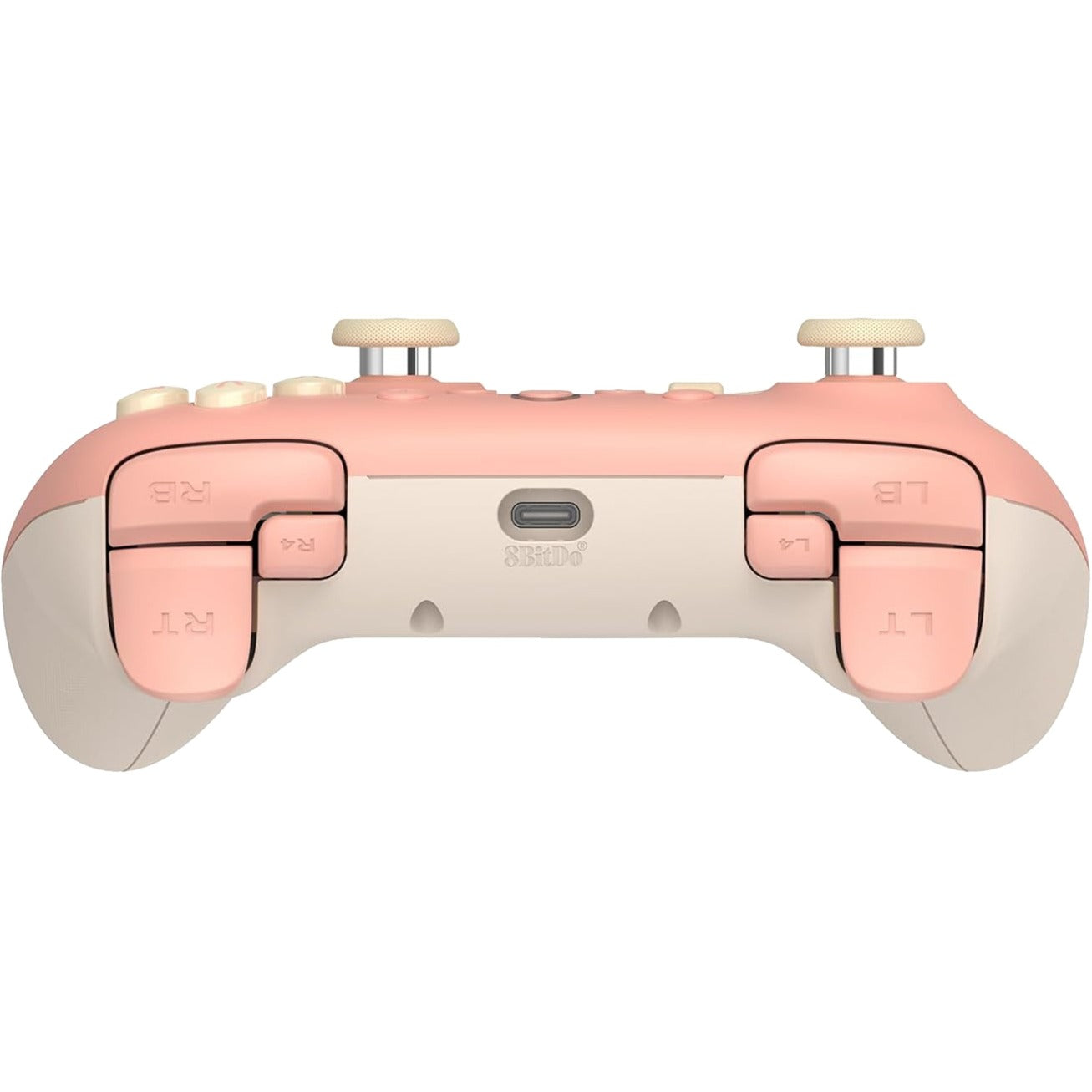 8bitdo ultimate 2c wired gamepad (perzik lichtgeel)