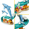 Lego creator 3-in-1 - zeedieren: prachtige dolfijnen constructiespeelgoed (31385)