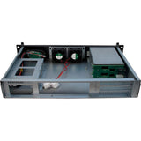 Inter-tech 1.5u-1528l rack behuizing (zwart | 2x usb-a) - afbeelding 2