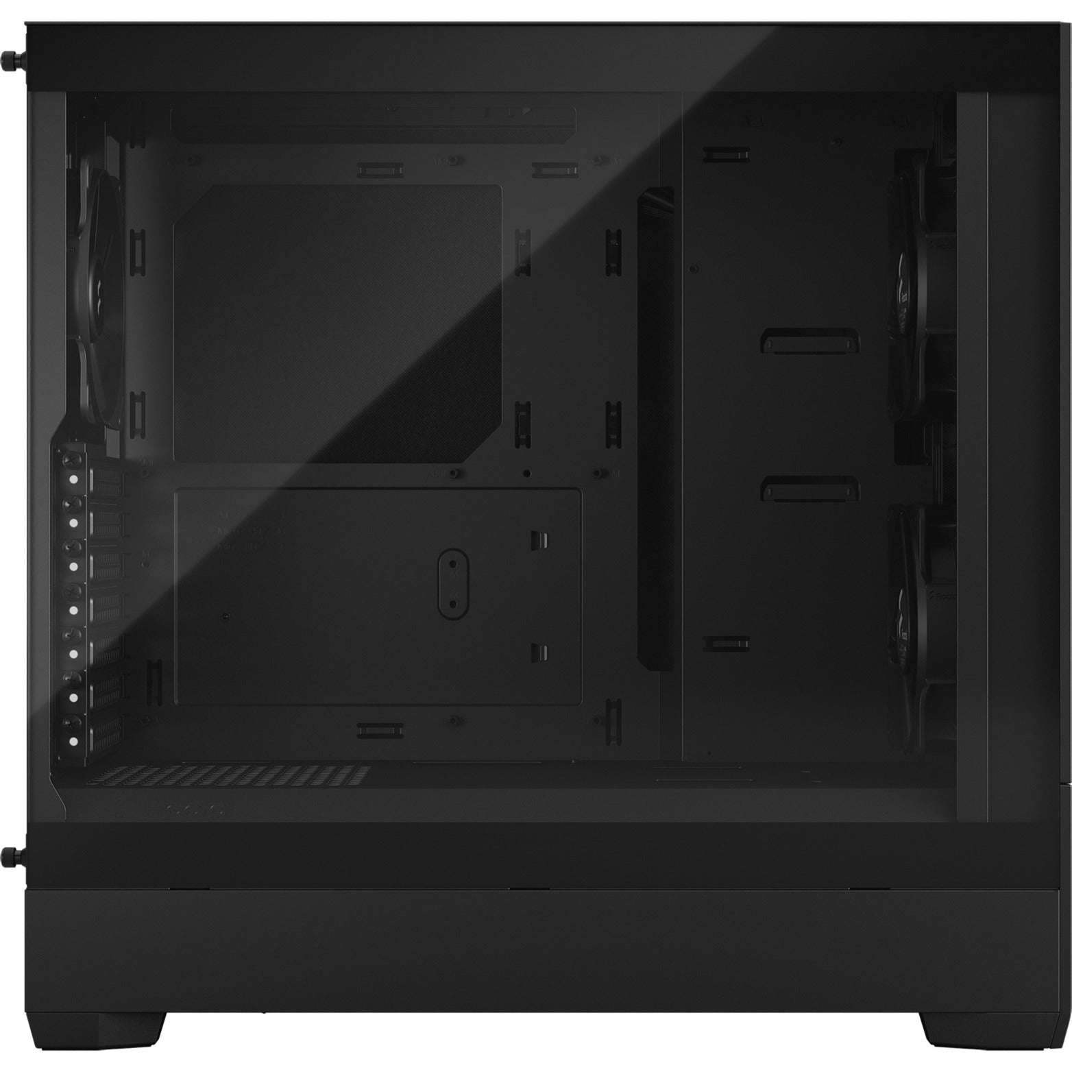 Fractal design pop silent black tg clear tint midi tower behuizing (zwart | 2x usb-a | tempered glass)