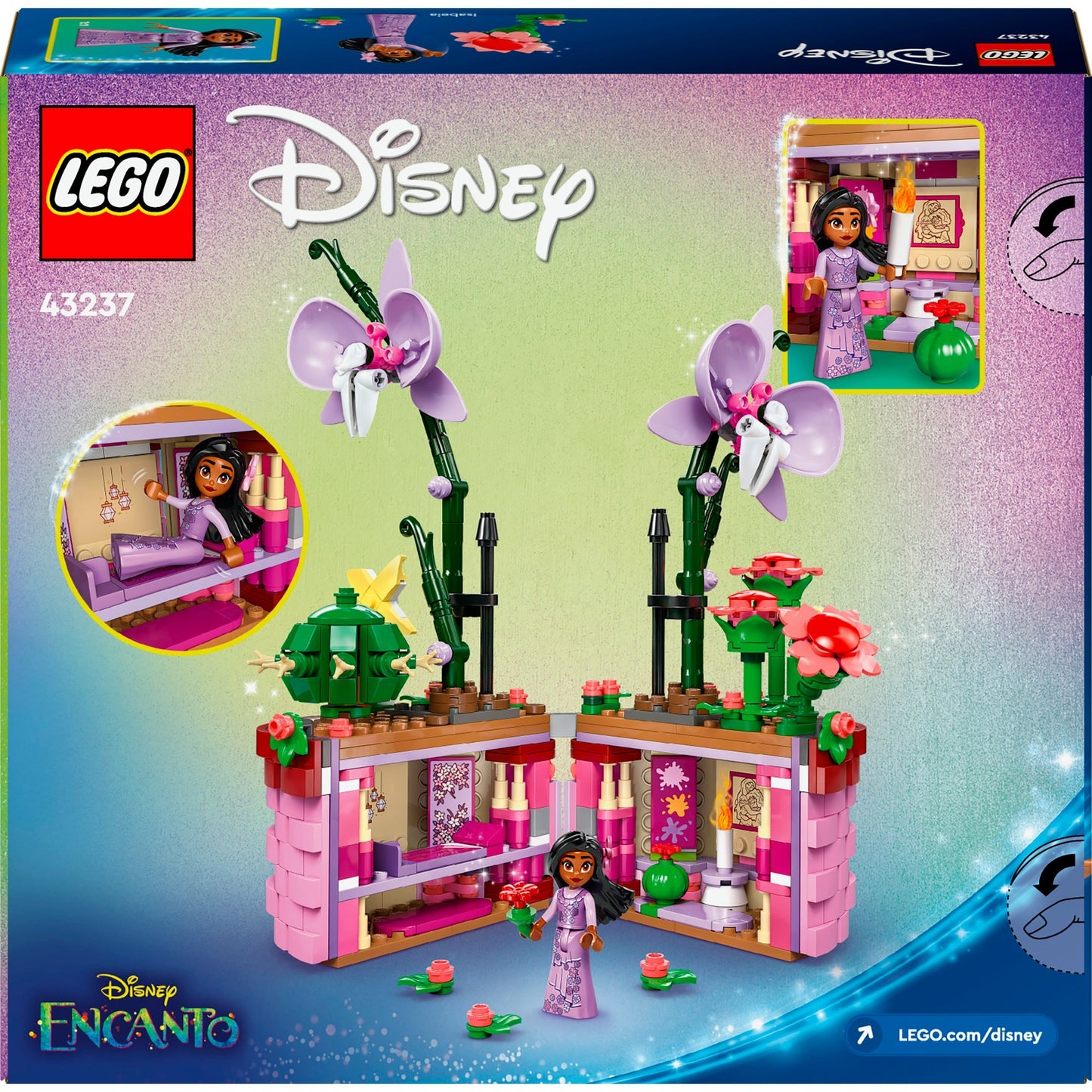 Lego disney - isabela's bloempot constructiespeelgoed (43237)