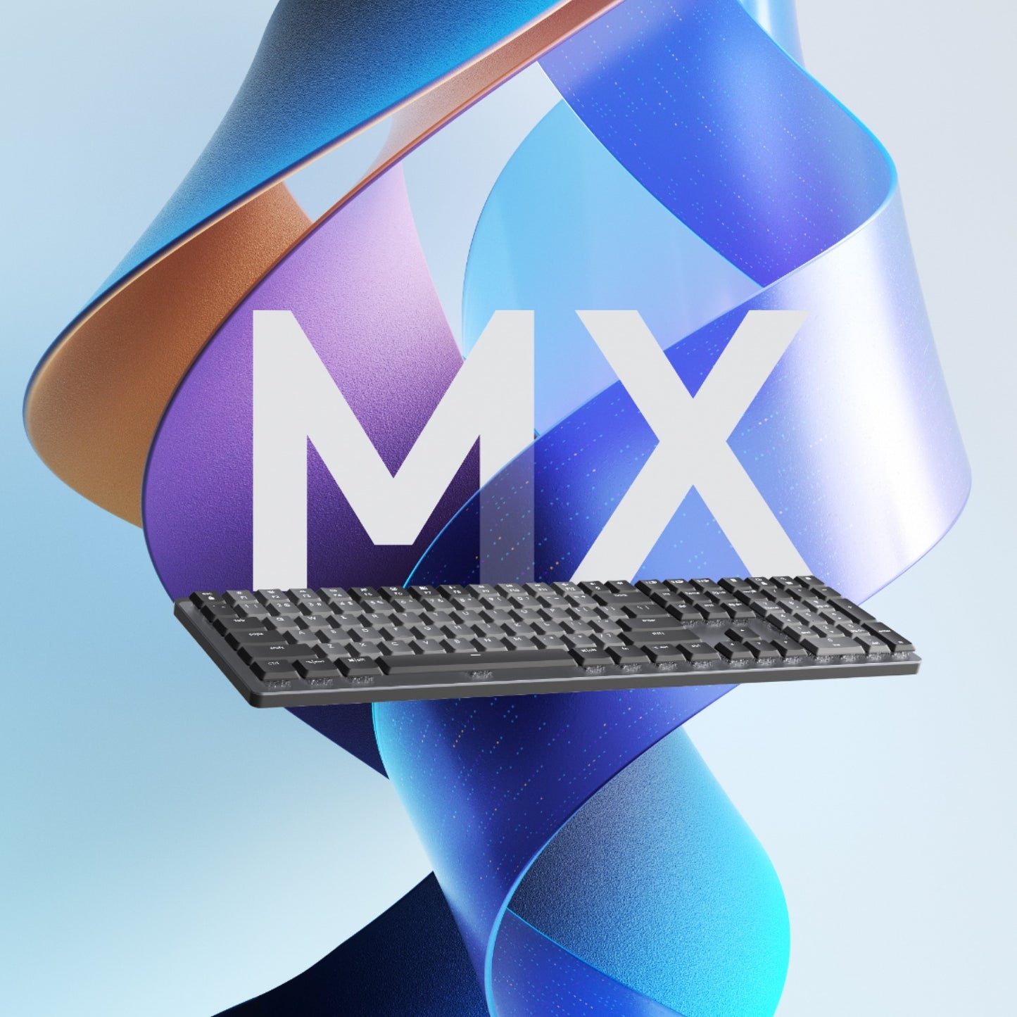 Logitech mx mechanical toetsenbord (zwart, us-international lay-out (qwerty), 100%, bluetooth)