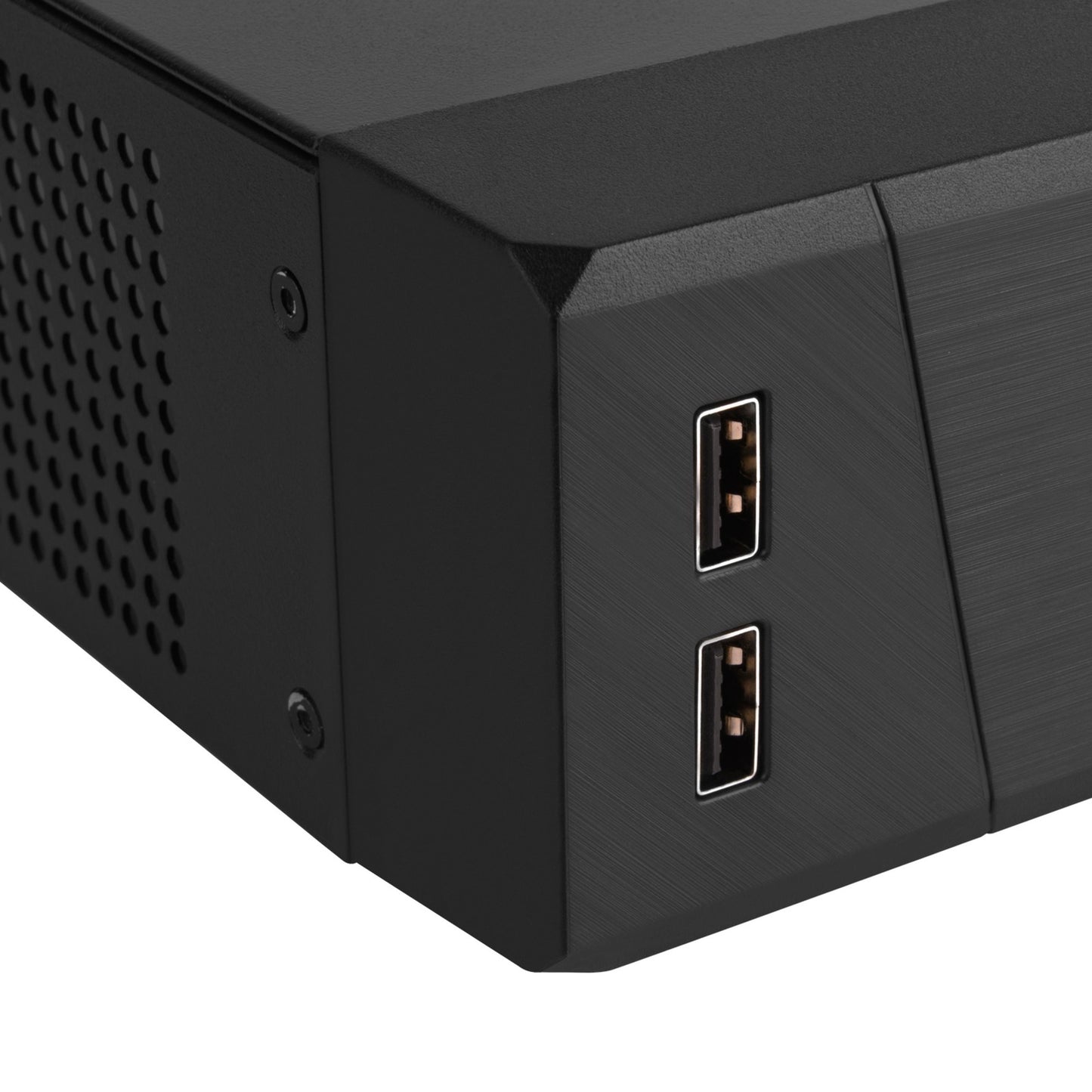 Silverstone sst-ml10b htpc behuizing (zwart | 2x usb-a)