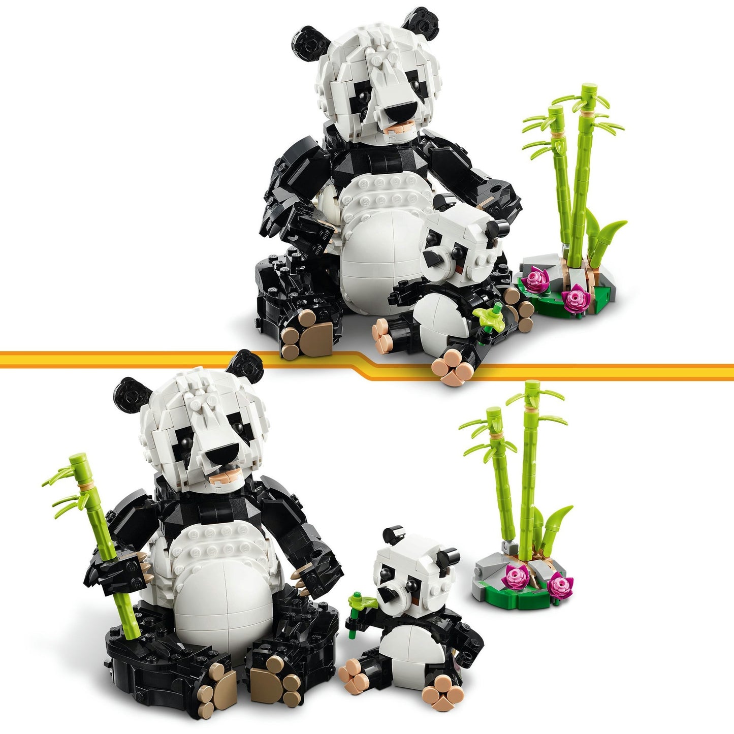Lego creator 3in1 wilde dieren: pandafamilie - 31165