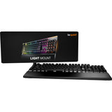 Be quiet! light mount silent tactile rgb mechanisch gaming toetsenbord (zwart, us lay-out (qwerty), silent tactile, 100%, argb, pbt double-shot keycaps) - afbeelding 7