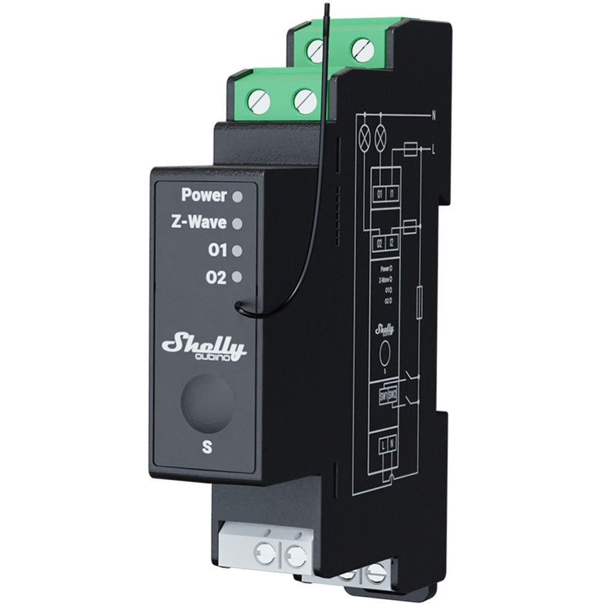 Shelly wave pro 2pm - 2-kanaals repeater - energiebewaking