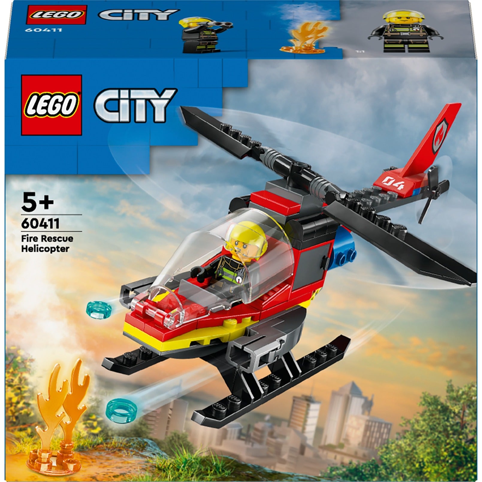 Lego city brandweerhelikopter - 60411