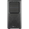 Silverstone sst-sed1-b midi tower behuizing (zwart | 2x usb-a | 1x usb-c)