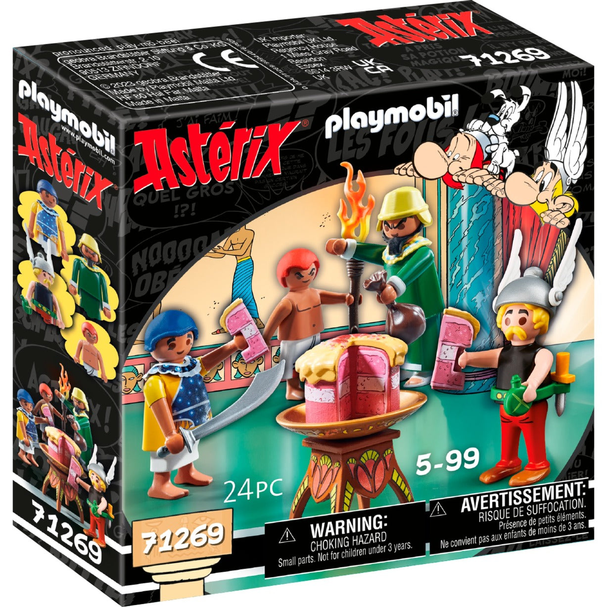 Playmobil astérix: de vergiftigde taart van plurkis - 71269