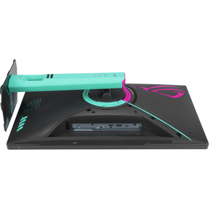 Asus rog strix xg27acmeg-g hatsune miku edition 27 gaming monitor (zwart turquoise, 260 hz, hdmi, displayport, usb-c, amd free-sync)