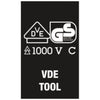Wera kraftform kompakt vde 16 torque extra slim 1 tool finder schroevendraaier (rood geel, 16‑delig)