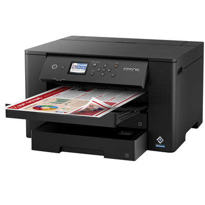 Epson workforce wf-7310dtw inkjetprinter (zwart, lan, wi-fi)