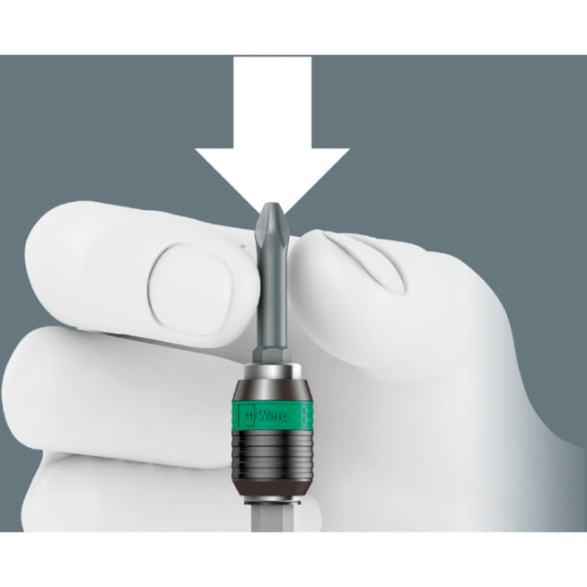 Wera bit-safe 61 universal 1, 61‑delig bitset (zwart groen)