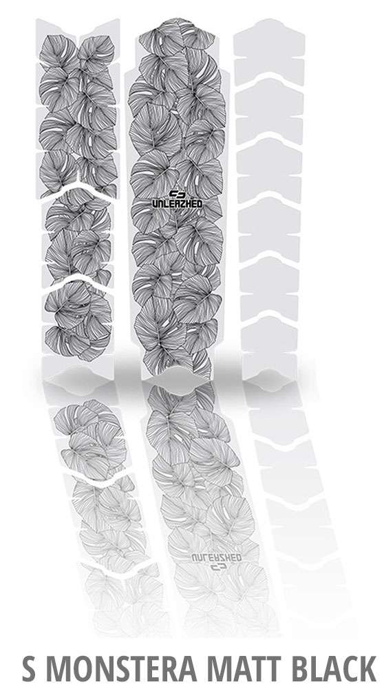 Unleazhed unscratch - frame protection film monstera black matt