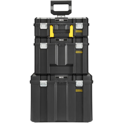 Stanley fatmax pro-stack 3 in 1 moduleerbare opbergkoffers gereedschapsbox (zwart geel)